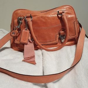 NWOT Coach Poppy pushlock bag